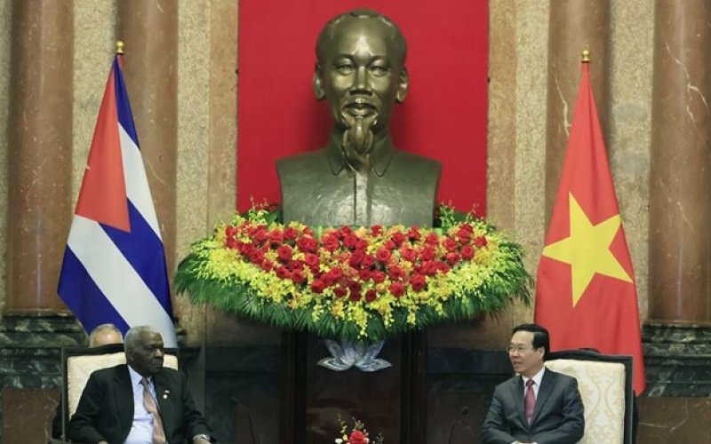 Chủ tịch nước tiếp Chủ tịch Quốc hội Chính quyền Nhân dân Cuba