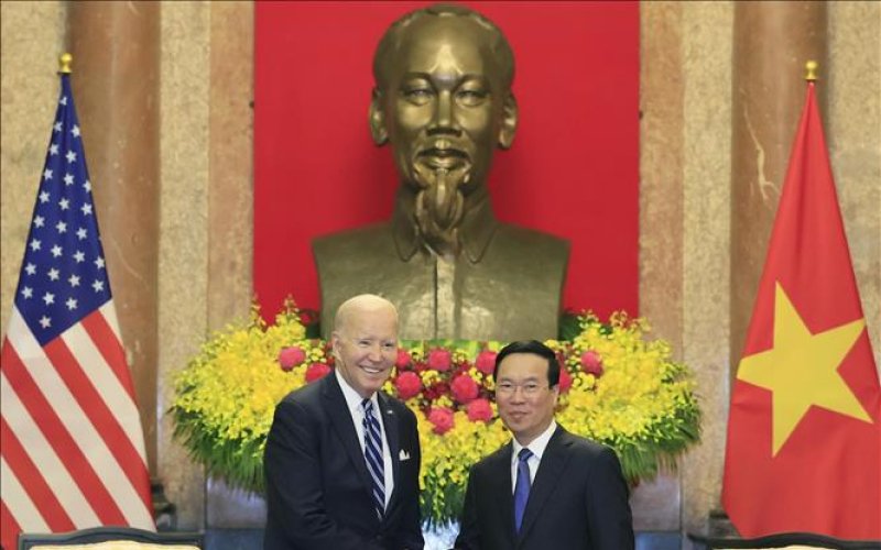Chủ tịch nước Võ Văn Thưởng tiếp Tổng thống Hoa Kỳ Joe Biden