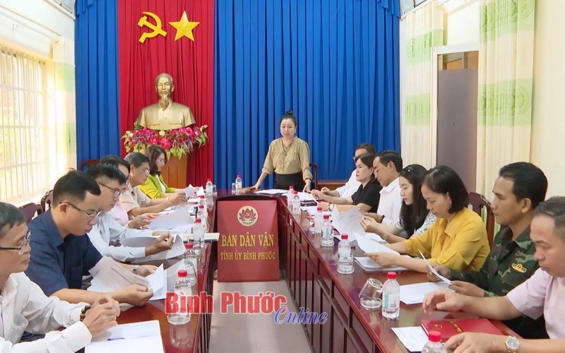 Chuẩn bị chu đáo các điều kiện để hội thi dân vận khéo thành công