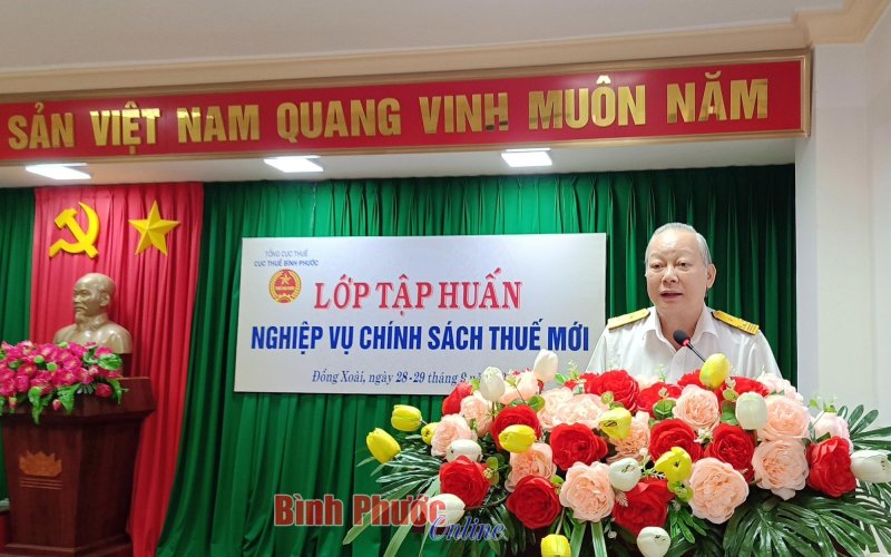 Cục Thuế Bình Phước tập huấn nghiệp vụ cho cán bộ, công chức