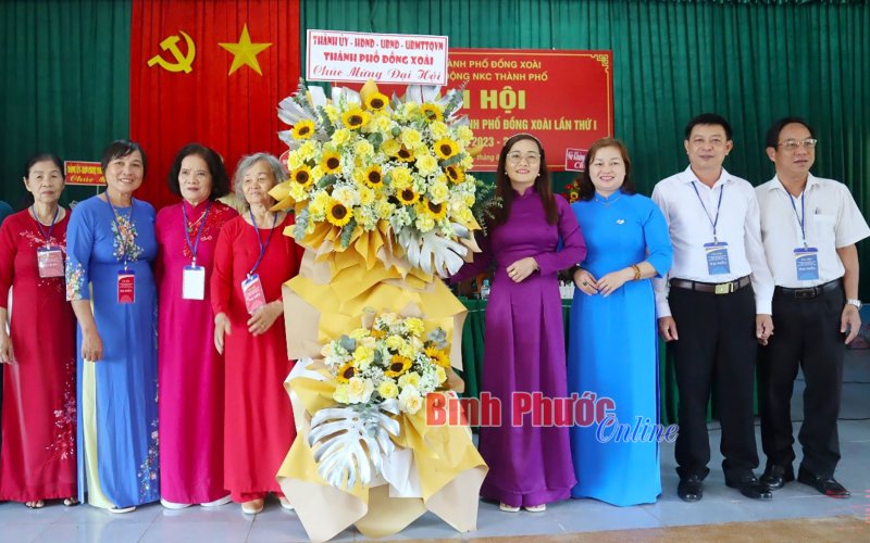 Đại hội Hội Nữ kháng chiến thành phố Đồng Xoài lần thứ I