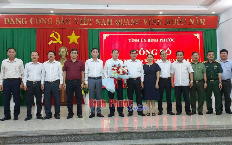 Ông Vũ Văn Mười giữ chức Phó Bí thư Huyện ủy Bù Đăng