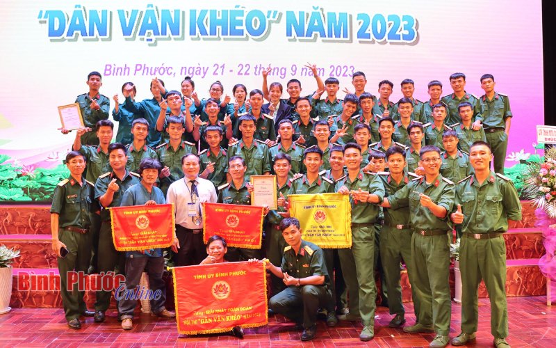 Bộ Chỉ huy Quân sự tỉnh Bình Phước nhất toàn đoàn hội thi dân vận khéo tỉnh Bình Phước