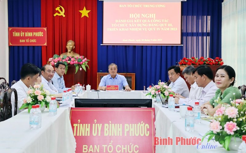 Ngành tổ chức xây dựng Đảng triển khai nhiệm vụ cuối năm