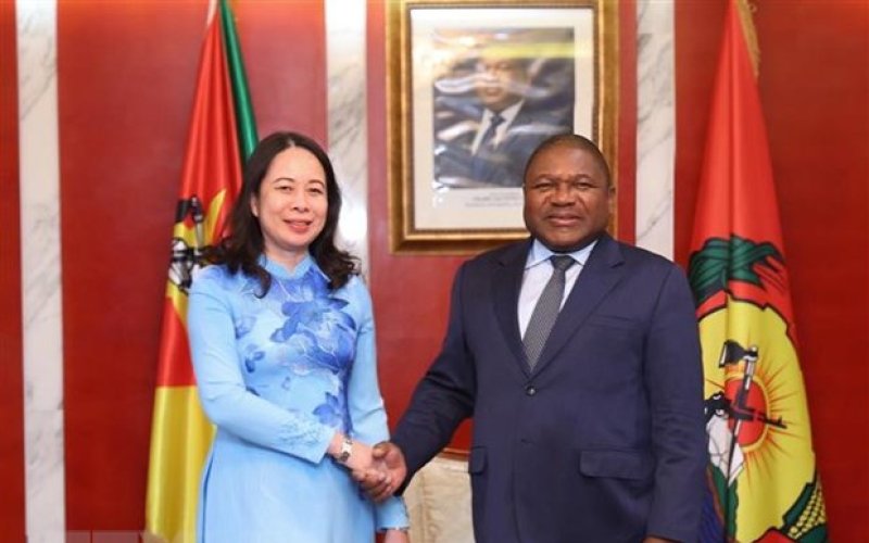 Phó Chủ tịch nước Võ Thị Ánh Xuân hội kiến Tổng thống Mozambique