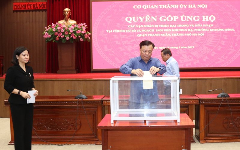 Số tiền ủng hộ nạn nhân vụ cháy chung cư mini hiện là trên 55 tỷ đồng