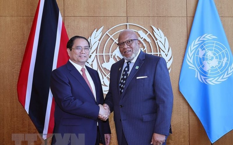 Thủ tướng gặp Chủ tịch Đại Hội đồng Liên hợp quốc khóa 78