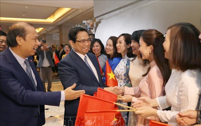 Thủ tướng Phạm Minh Chính đến Washington D.C 