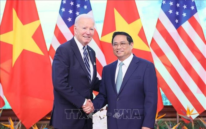 Thủ tướng Phạm Minh Chính hội kiến Tổng thống Hoa Kỳ Joe Biden