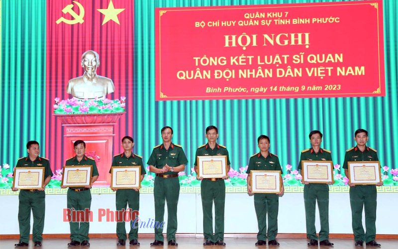 Tổng kết Luật Sĩ quan Quân đội nhân dân Việt Nam