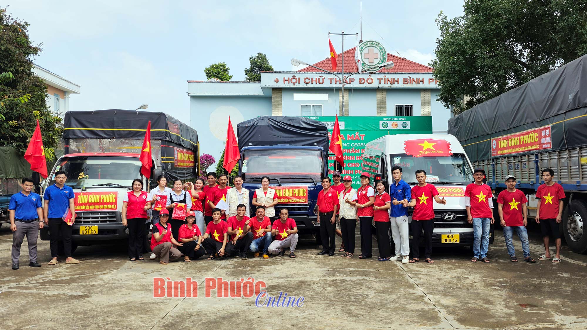 Bình Phước: Thêm 36 tấn hàng hóa hỗ trợ đồng bào miền Bắc