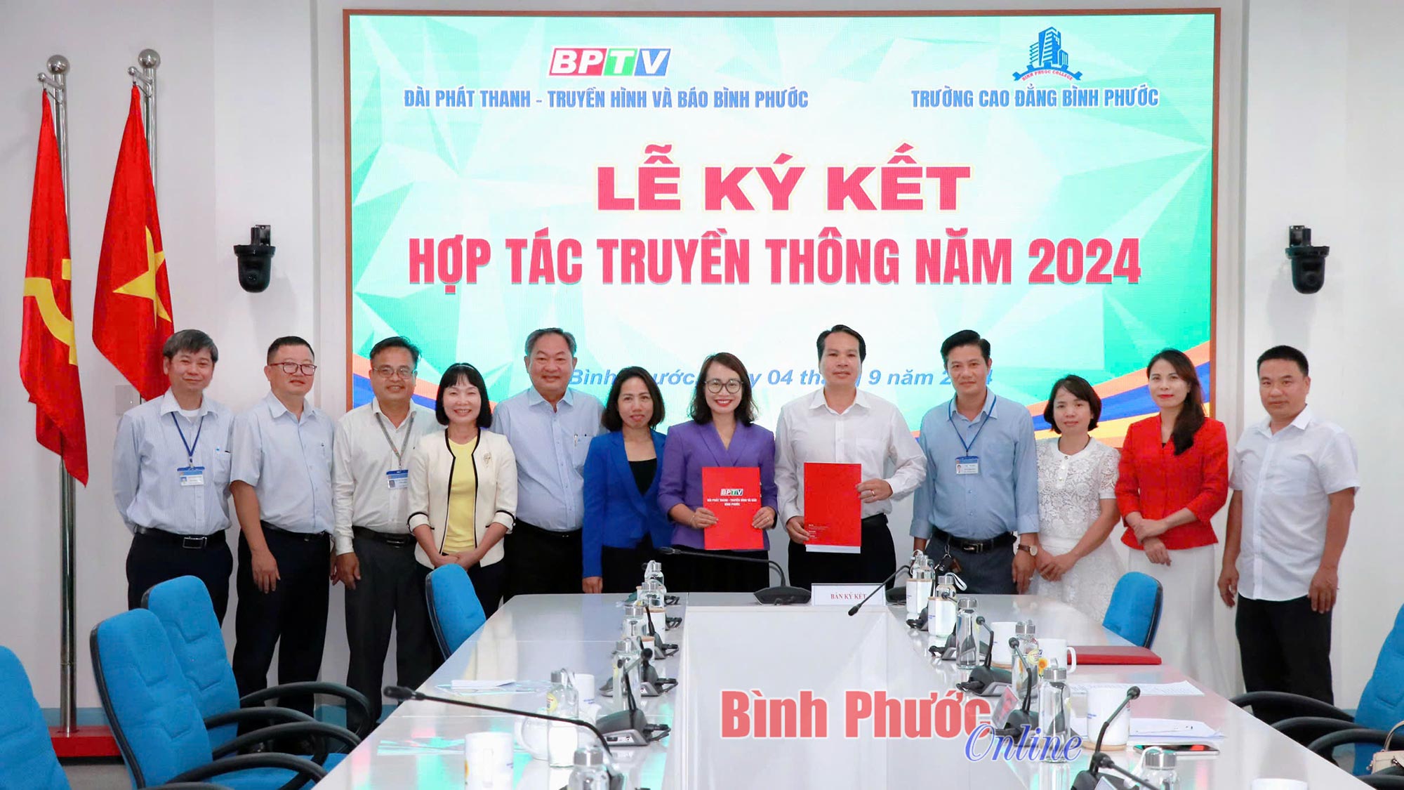 BPTV và Trường Cao đẳng Bình Phước ký kết hợp tác truyền thông