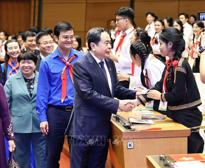 Chủ tịch Quốc hội dự Phiên họp giả định 'Quốc hội trẻ em' 