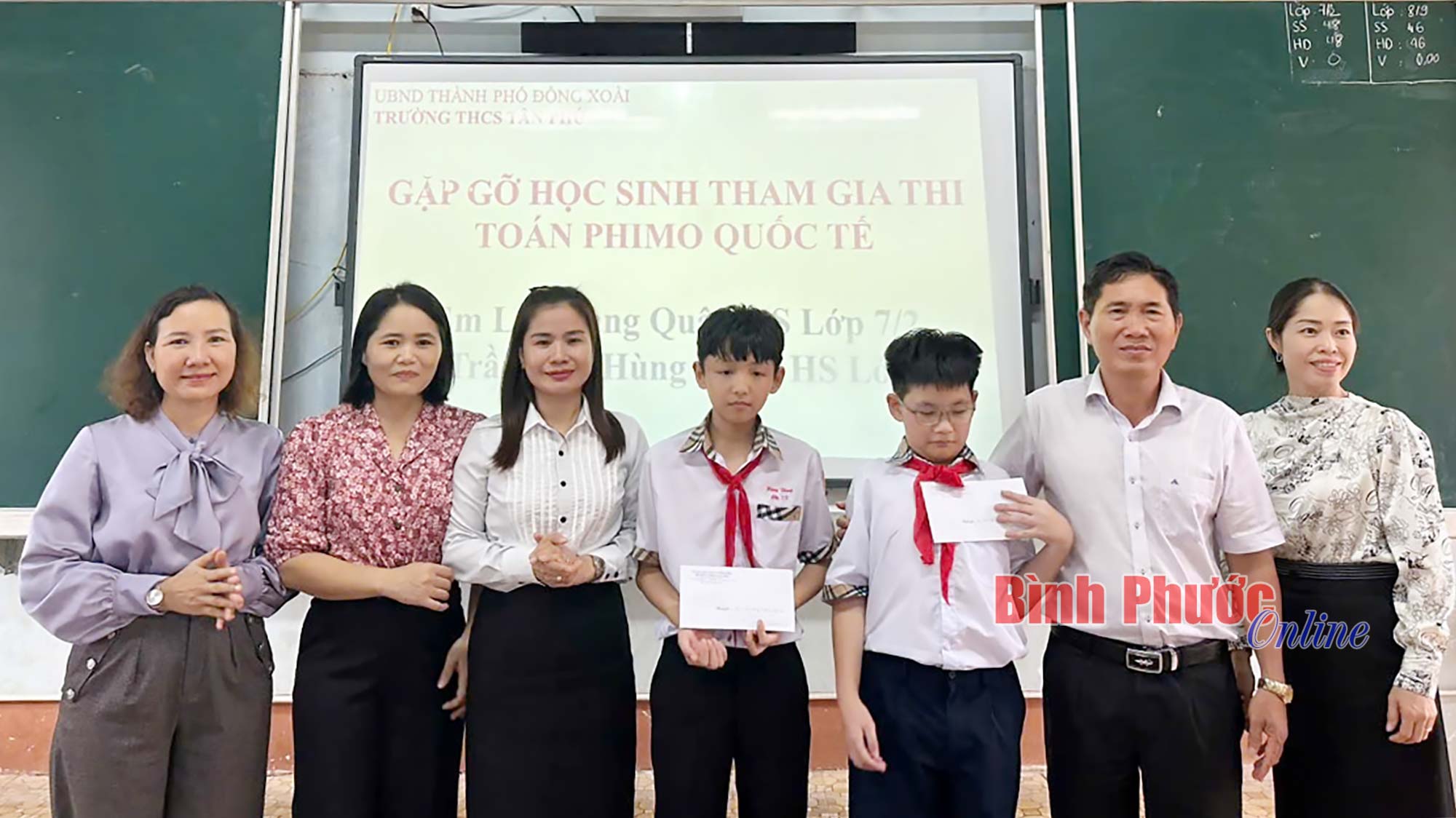 Hai học sinh Bình Phước tham gia kỳ thi Olympic Toán quốc tế PhIMO