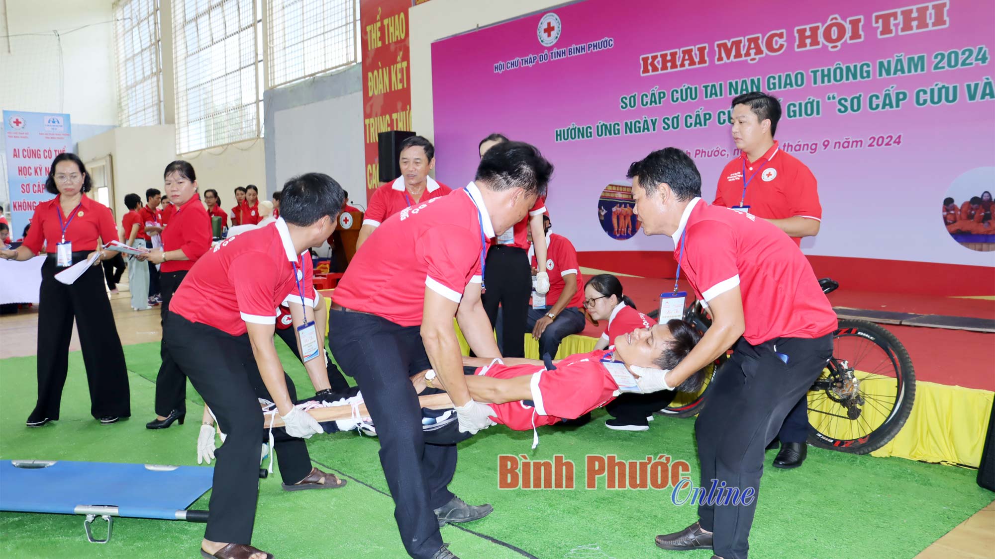 Hội thi sơ cấp cứu TNGT: Tất cả giải thưởng ủng hộ đồng bào miền Bắc bị ảnh hưởng bão số 3