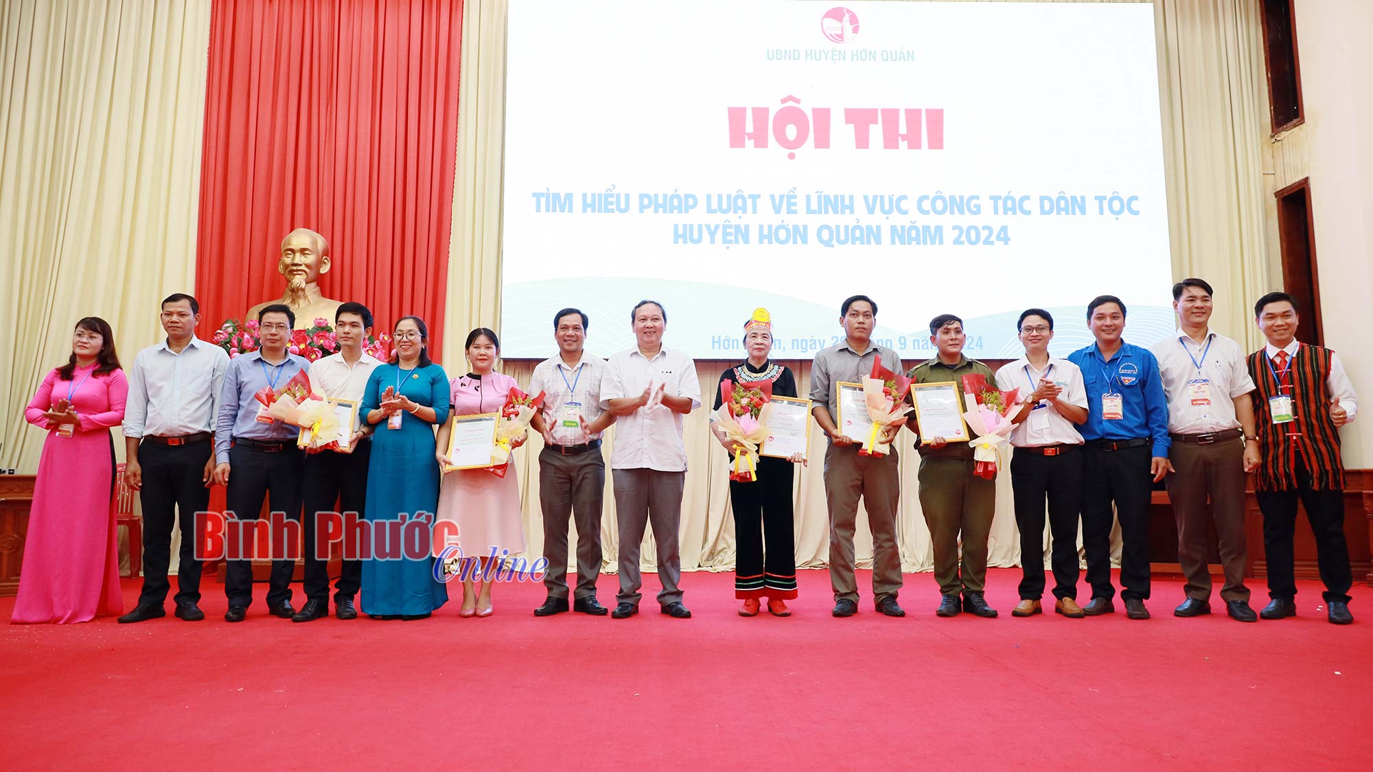 Hớn Quản: 200 thành viên thi tìm hiểu pháp luật về công tác dân tộc