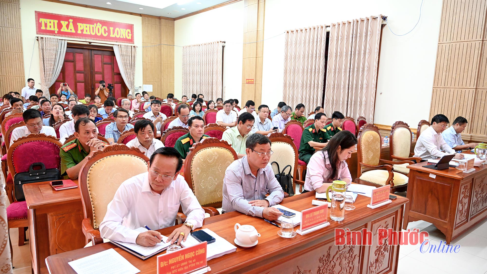 Kiểm tra công tác chuẩn bị diễn tập phòng thủ dân sự thị xã Phước Long 