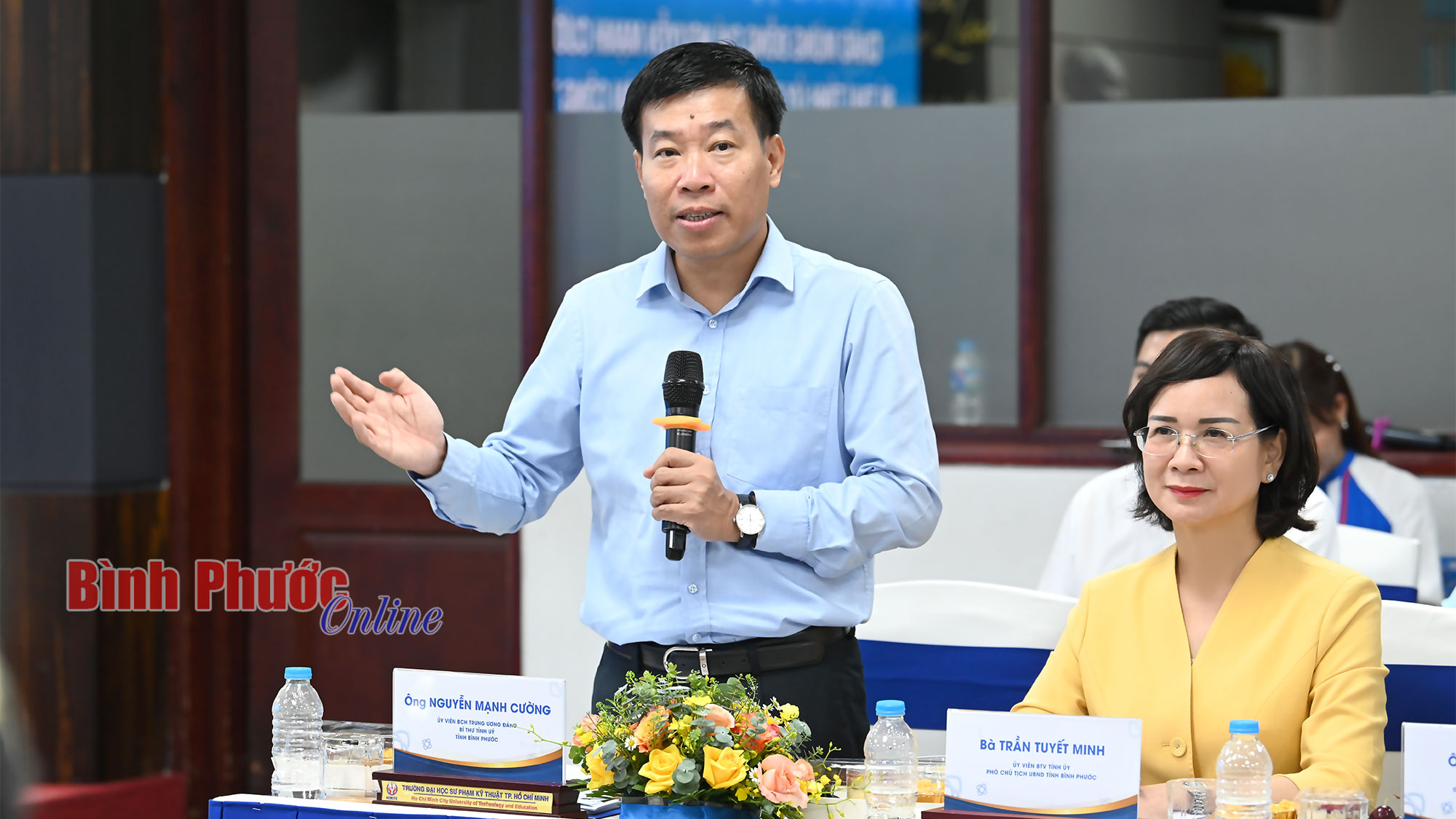 Lãnh đạo tỉnh thăm và làm việc với Trường Đại học Sư phạm kỹ thuật TP. Hồ Chí Minh