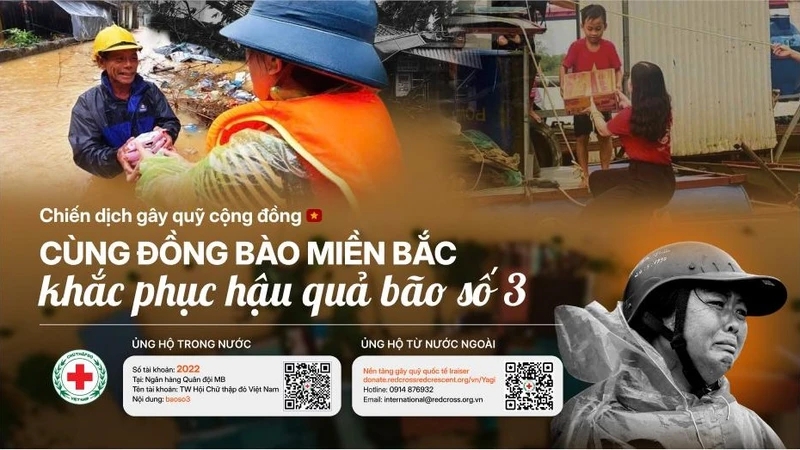 Phát động Chiến dịch “Chung sức vì đồng bào miền bắc khắc phục hậu quả bão số 3"