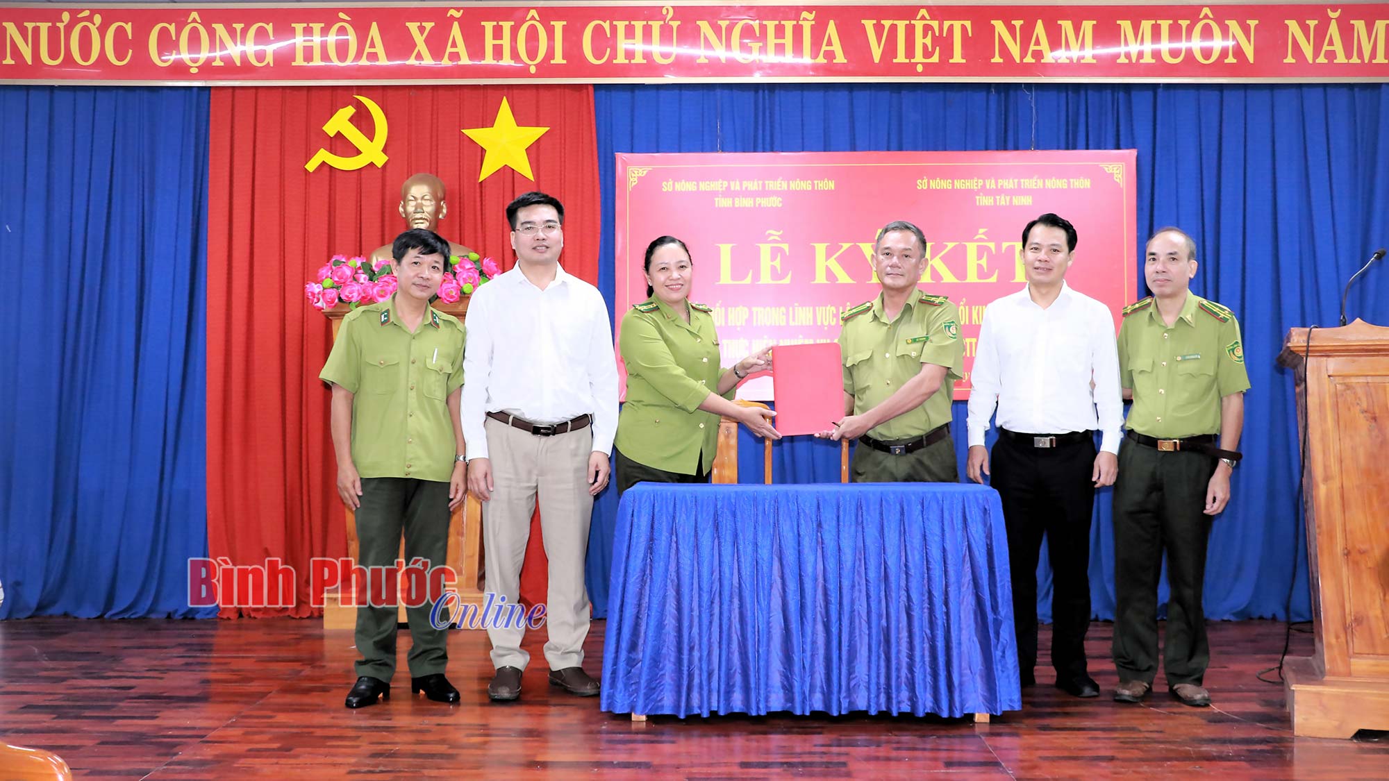 Sở Nông nghiệp Bình Phước và Tây Ninh ký kết phối hợp