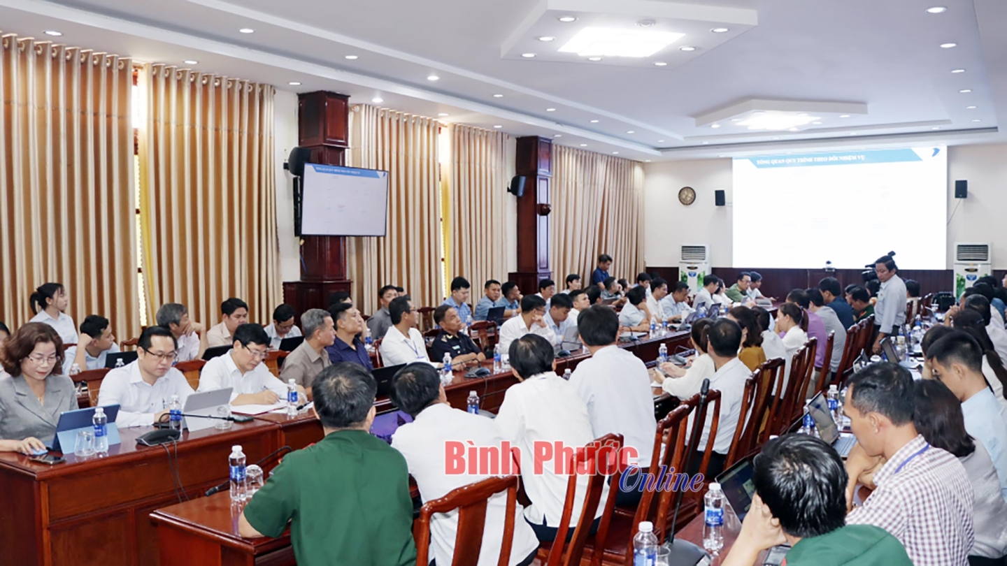 Tập huấn sử dụng phần mềm 'Theo dõi, chỉ đạo, điều hành của UBND tỉnh'