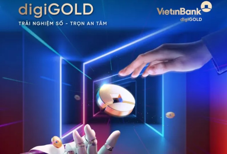 Triển khai mua bán vàng (digiGOLD) trên ứng dụng số VietinBank iPay Mobile