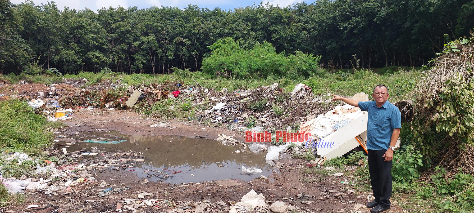 Xả rác gây ô nhiễm môi trường