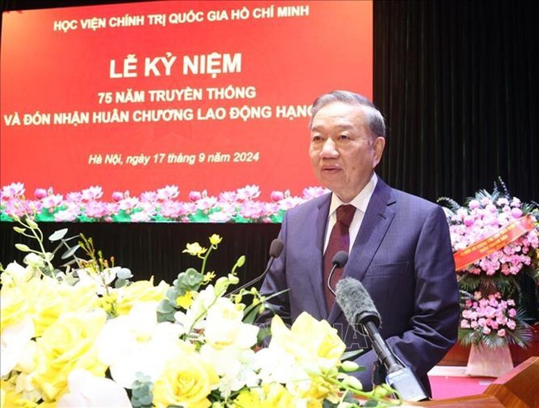 Xây dựng Học viện Chính trị quốc gia Hồ Chí Minh trở thành địa chỉ đỏ ươm trồng những phẩm chất tốt đẹp của người cộng sản