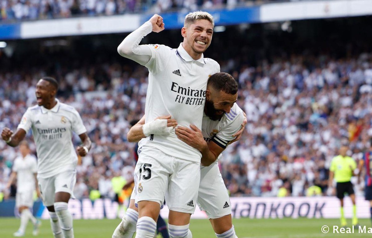 Real Madrid thắng tưng bừng trước Barcelona. (Nguồn: realmadrid)