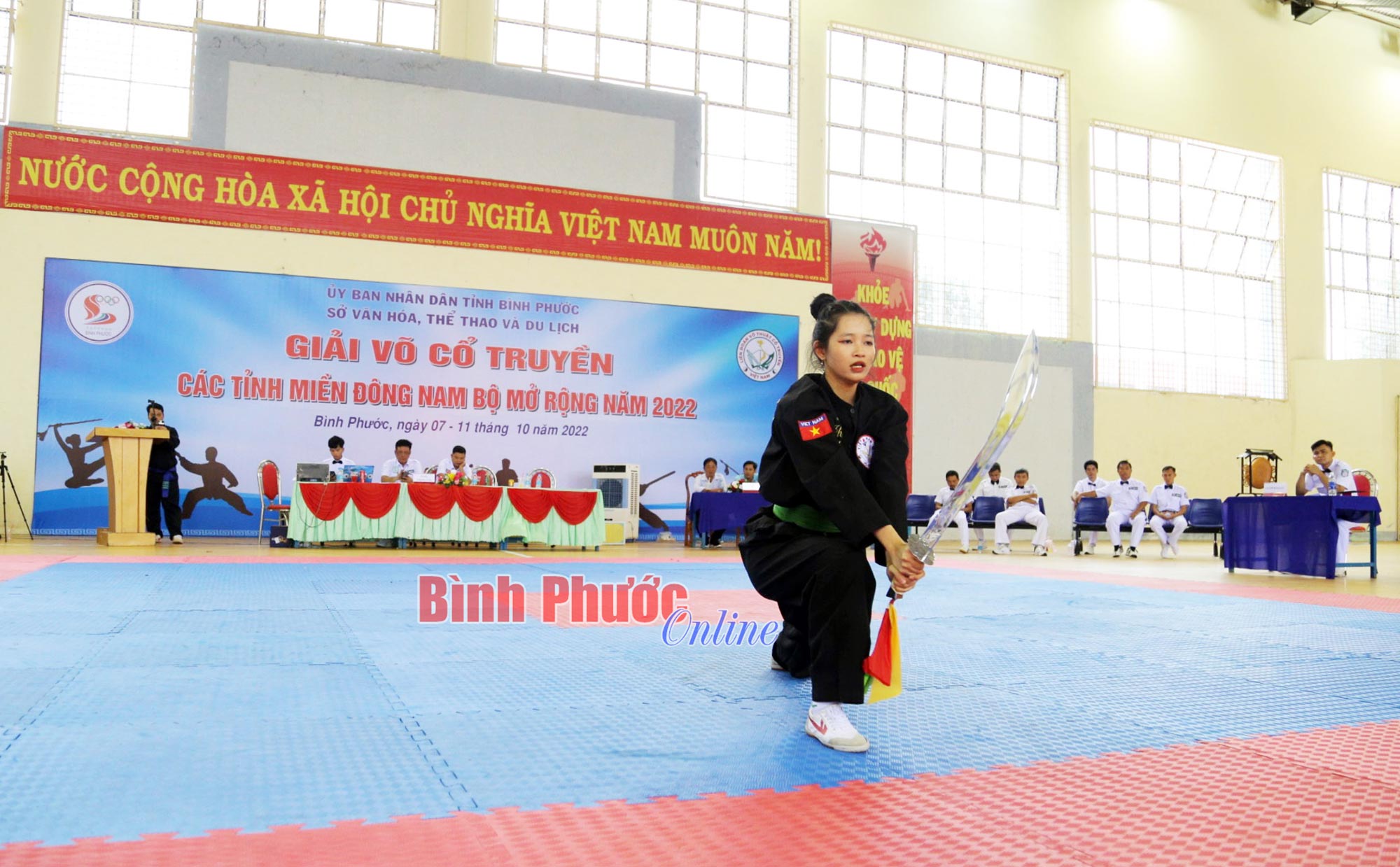 Trao 38 bộ huy chương Giải võ cổ truyền các tỉnh miền Đông Nam Bộ năm 2022