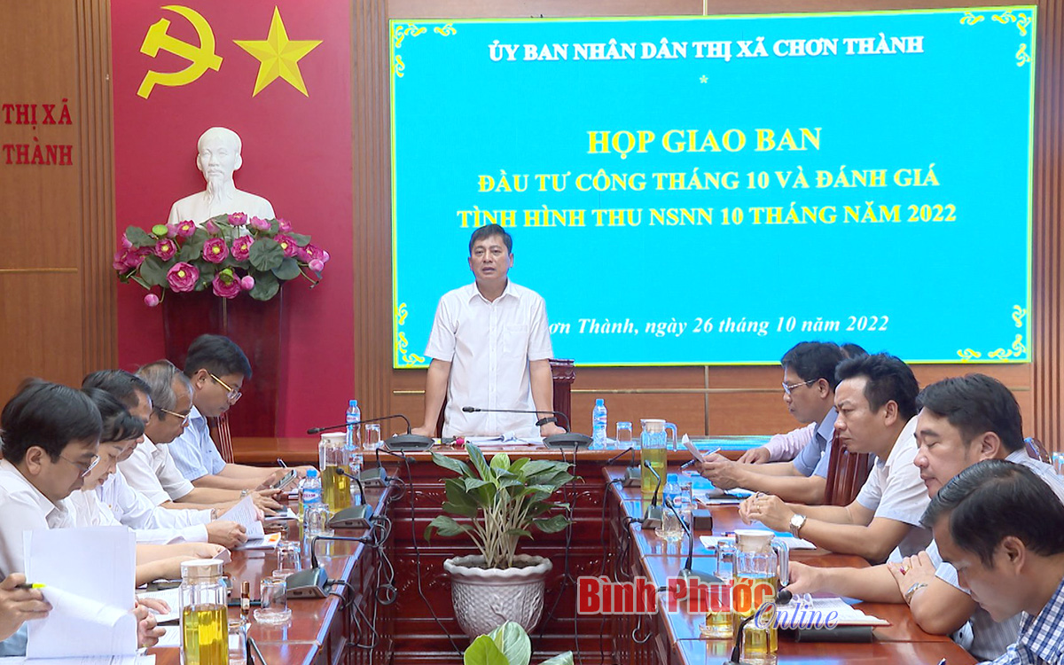 Chơn Thành: Giải ngân vốn đầu tư công hơn 295,7 tỷ đồng