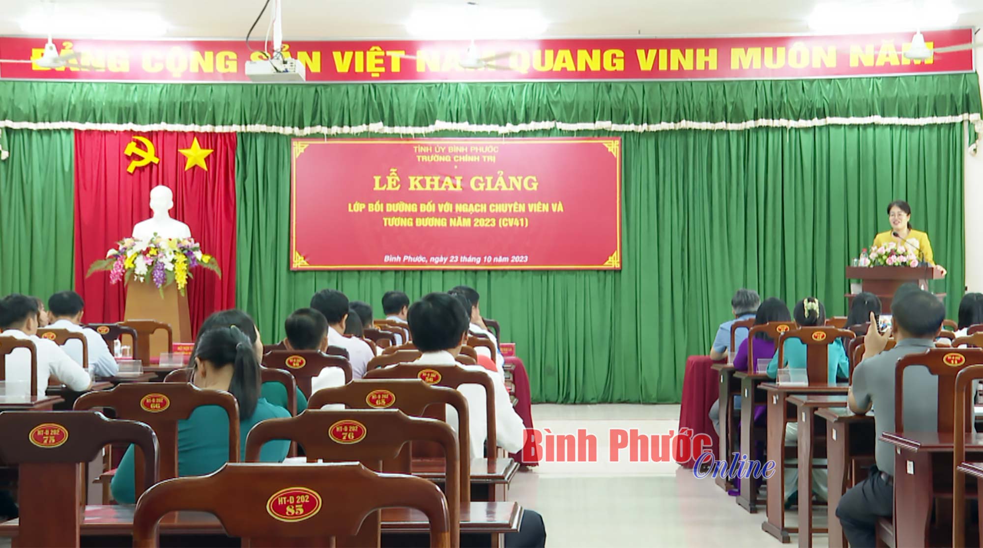 Khai giảng lớp bồi dưỡng ngạch chuyên viên năm 2023