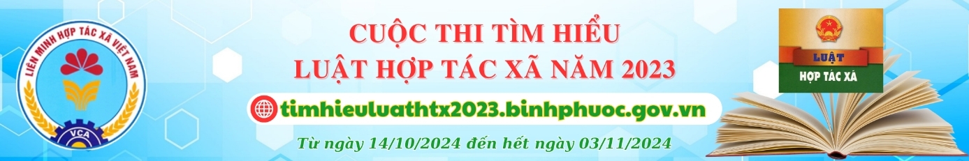 Thông báo Cuộc thi tìm hiểu Luật Hợp tác xã năm 2023