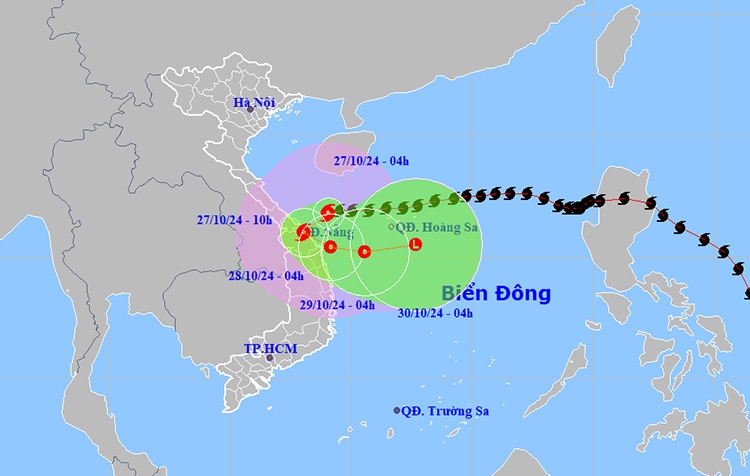 Thời tiết ngày 27