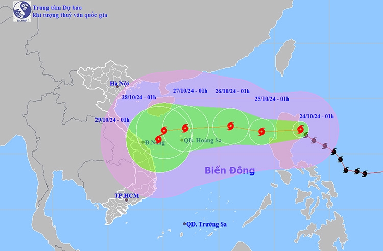 Thời tiết ngày 24