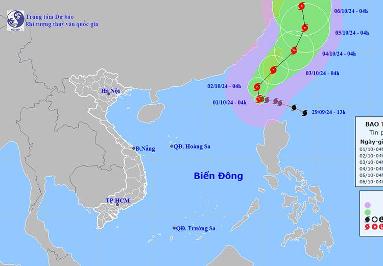 Thời tiết ngày 1