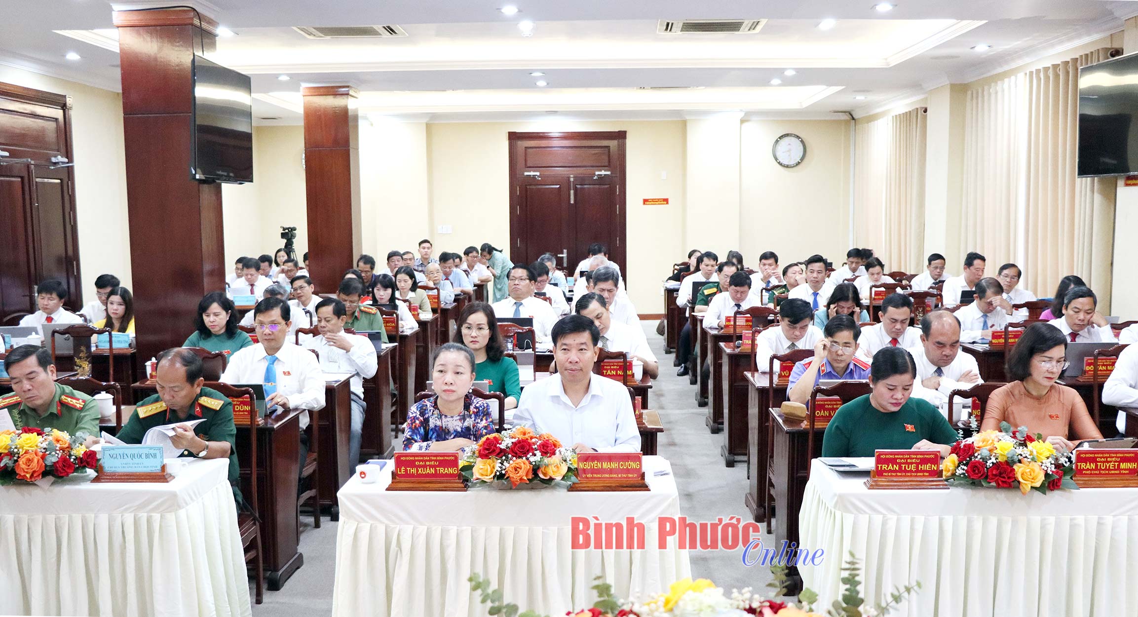 Khai mạc kỳ họp thứ 7 (chuyên đề), HĐND tỉnh Bình Phước khóa X