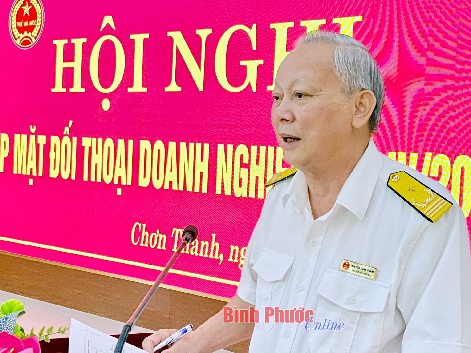 Cục Thuế Bình Phước đối thoại với doanh nghiệp