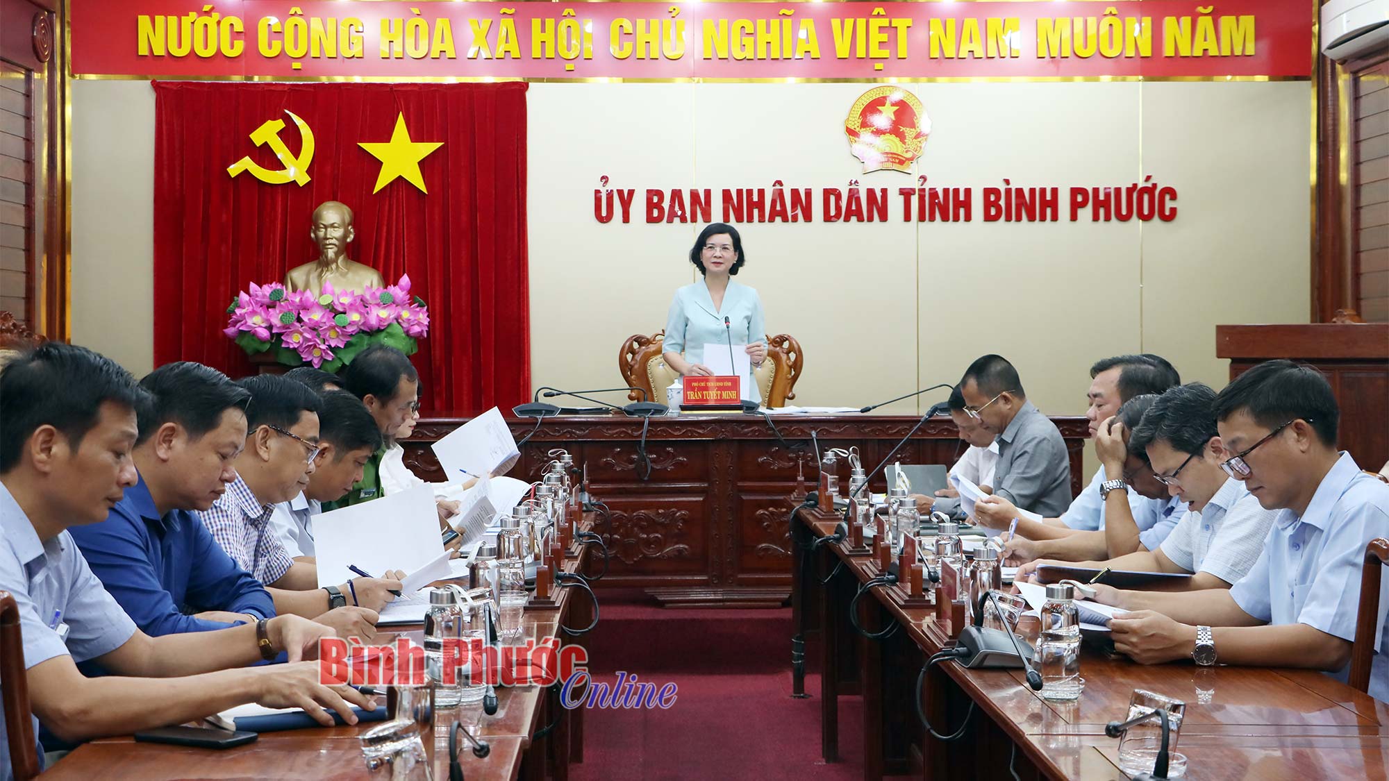 Họp ban tổ chức giải vô địch quốc gia Việt dã leo núi “Chinh phục đỉnh cao Bà Rá” lần thứ 29