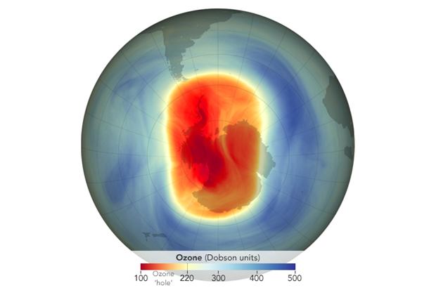 NASA dieu chinh du bao ve kich thuoc lo thung tang ozone hinh anh 1