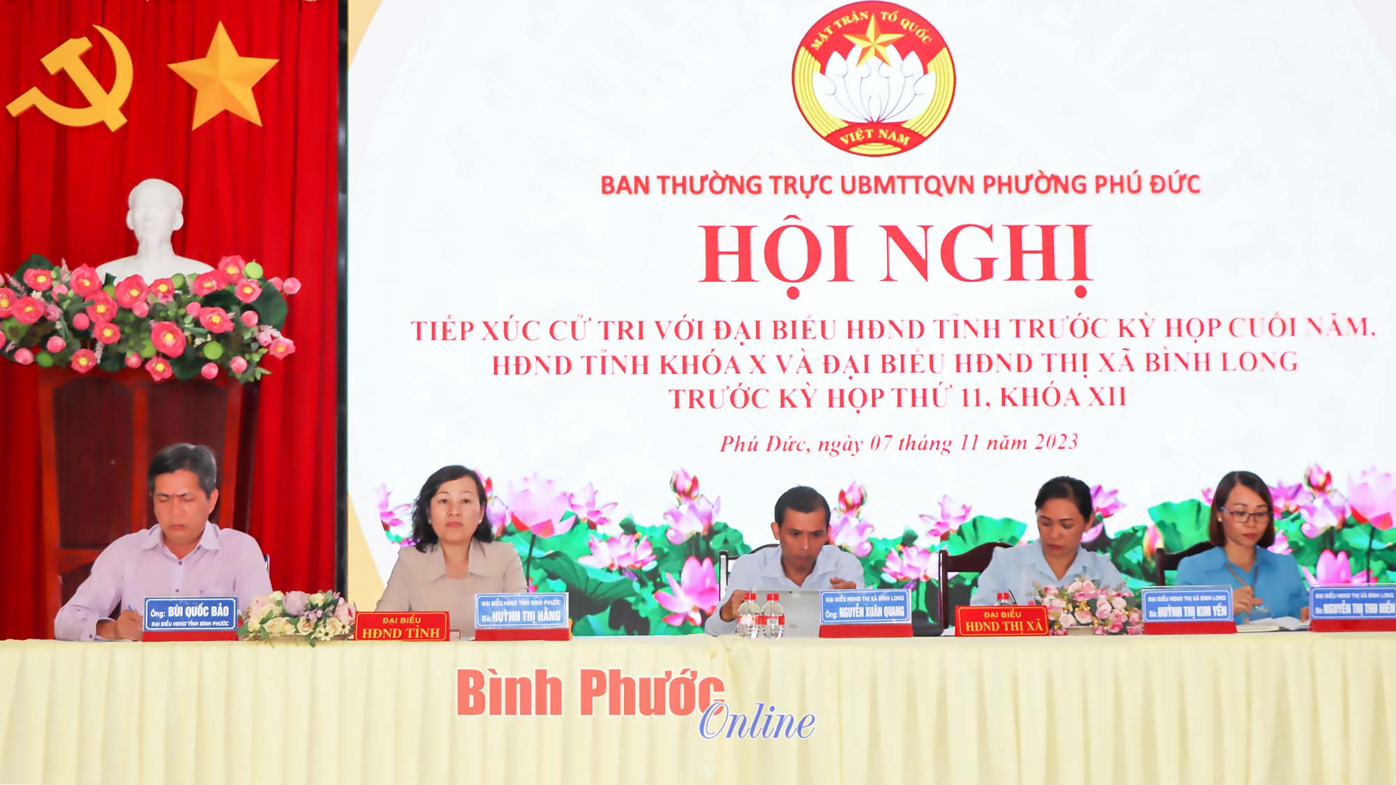 Cử tri phường Phú Đức quan tâm đến đầu tư kết nối vùng