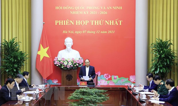 Phiên họp thứ nhất Hội đồng Quốc phòng và An ninh nhiệm kỳ 2021