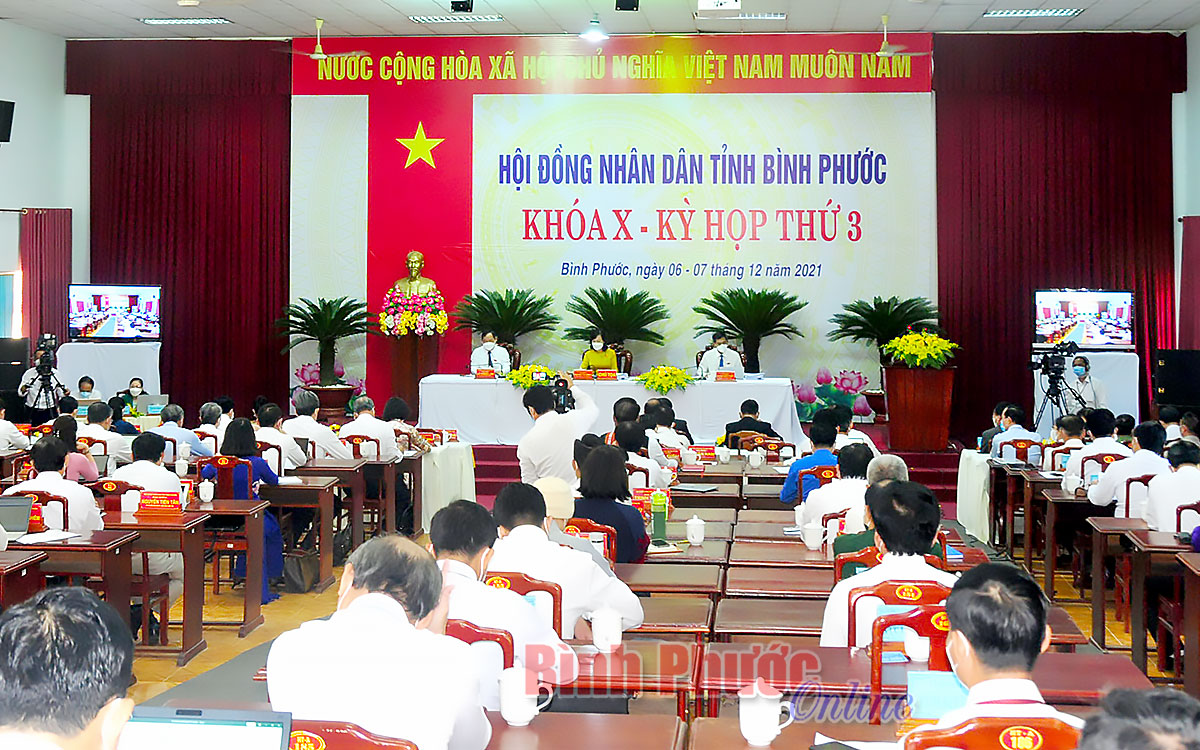 Bình Phước khai mạc kỳ họp thứ ba HĐND tỉnh, khóa X