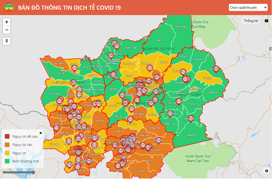 Cùng với sự tăng cường các biện pháp phòng chống dịch bệnh, bản đồ dịch tễ Bình Phước 2024 sẽ giúp nâng cao khả năng đối phó với nguy cơ cao COVID-