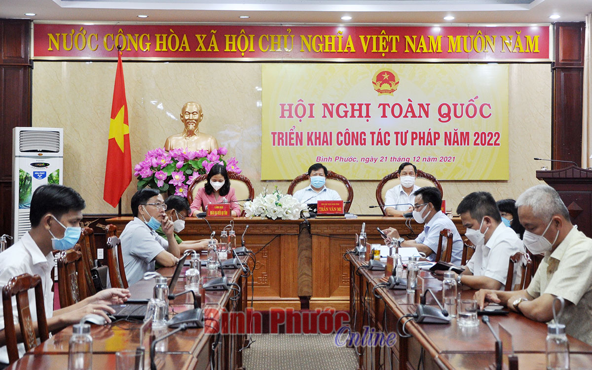 Hội nghị toàn quốc triển khai công tác tư pháp năm 2022