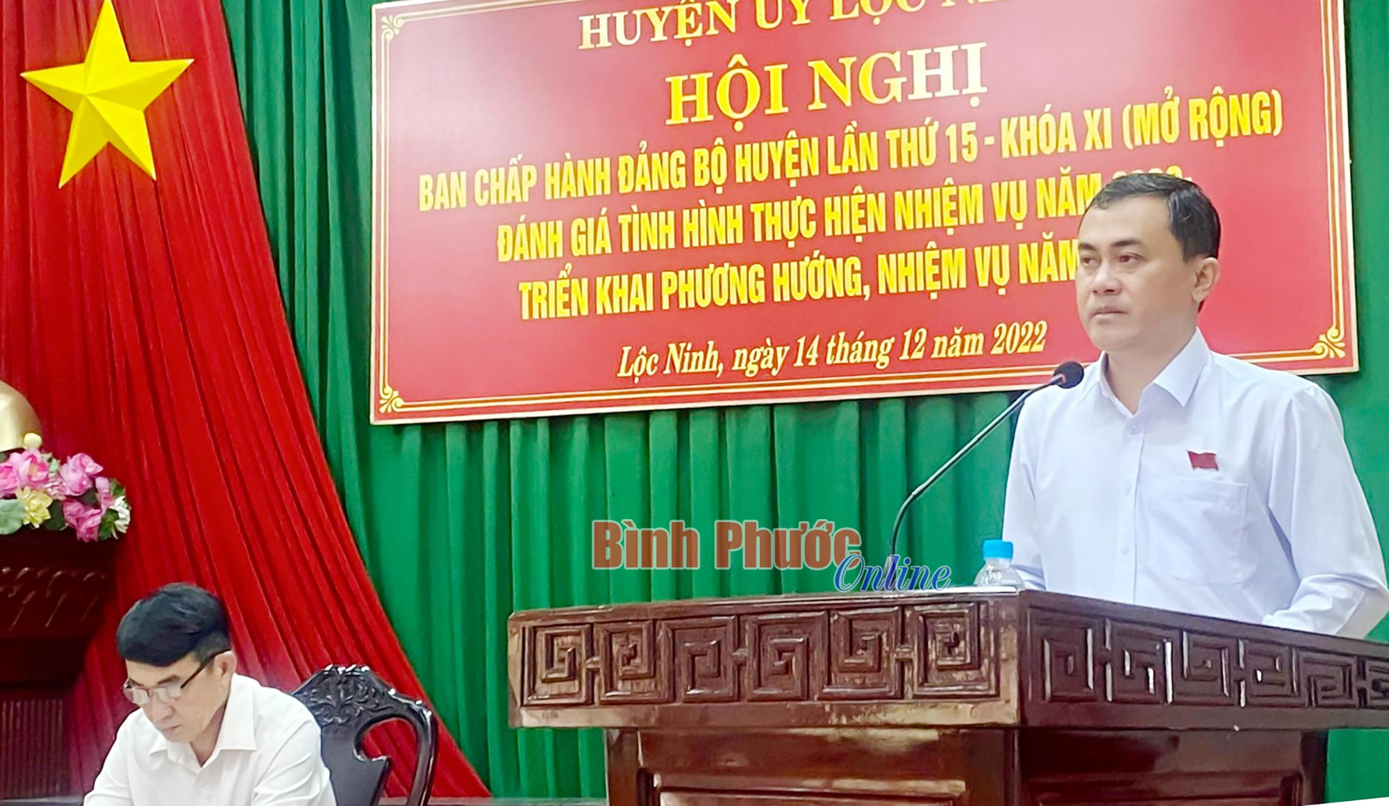 Lộc Ninh: Hội nghị Ban Chấp hành Đảng bộ huyện lần thứ 15