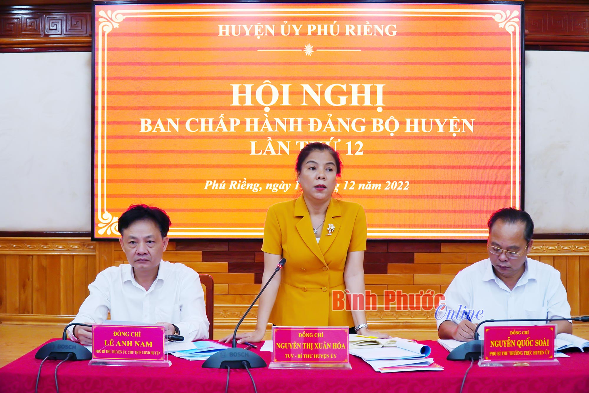 Phú Riềng: Năm 2022, tổng thu ngân sách đạt 163% dự toán