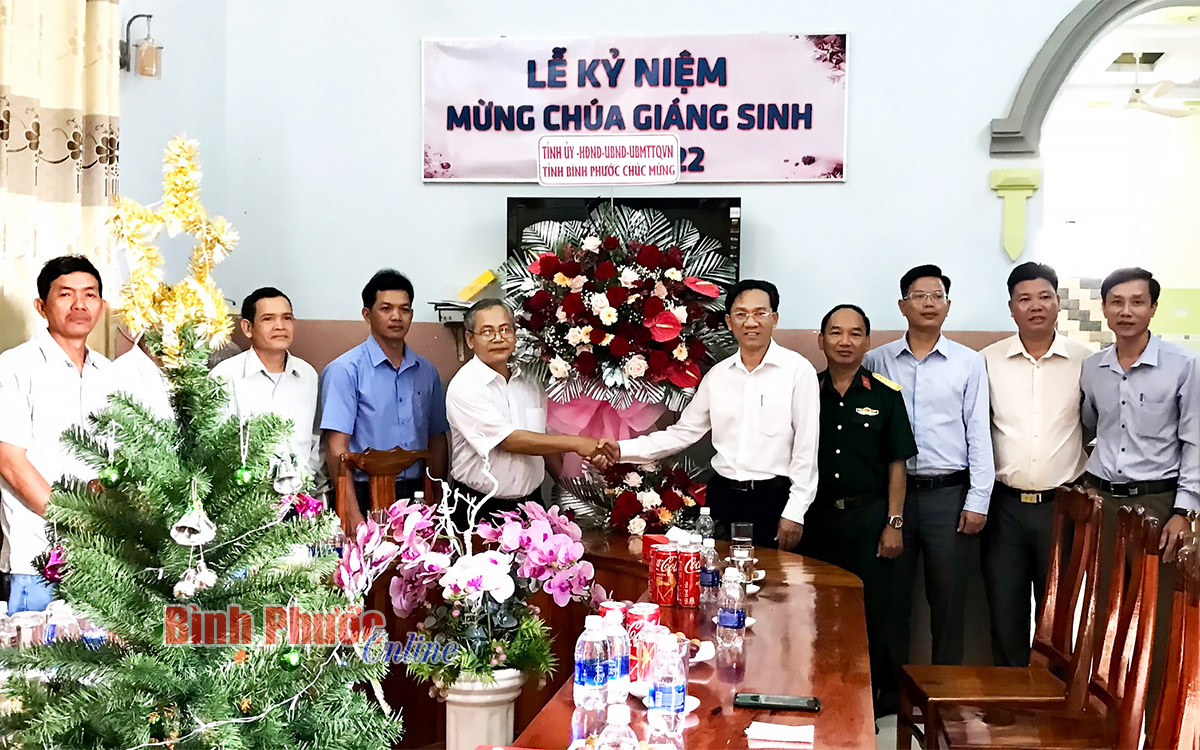 Chúc mừng Giáng sinh Ban đại diện Tin lành tỉnh Bình Phước