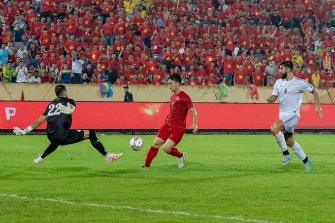 Những pha xử lý tinh tế của Công Phượng sẽ không có cơ hội xuất hiện tại VCK Asian Cup 2023. (Ảnh: Việt Anh/Vietnam+) vnp-10-8829.jpg