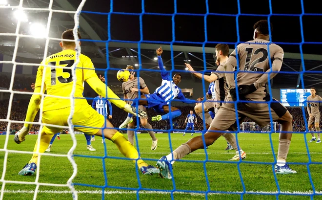 Brighton & Hove Albion khiến Tottenham tay trắng ở vòng 19. (Nguồn: Getty Images) brighton-2812-3925.jpg